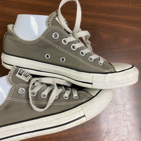 Converse Chuck Taylor All Star OX Women's Low Top Seasonal Gray Sneakers, size 7 - Picture 7 of 12